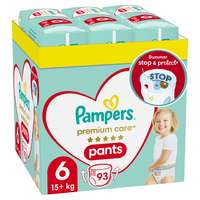 Pampers Pampers Premium Care Pants havi Pelenkacsomag 15kg+ Junior 6 (93db)