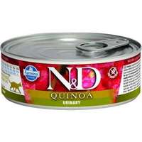 N&D N&D Cat Quinoa Urinary - Húgyúti problémák megelőzésére konzerv felnőtt macskáknak (12 x 80 g) 960 g