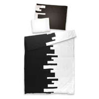 Nonbrand Fekete-Fehér 3 részes Ágynemű-garnitúra 140x200+70x90+40x50 cm