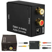 OEM Digitális átalakító adapter (koaxiális, Toslink SPDIF / RCA R/L)