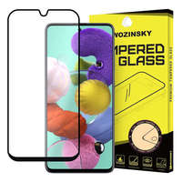 Samsung Samsung Galaxy A71 / Note 10 lite karcálló edzett üveg TELJES KÉPERNYŐS FEKETE Tempered Glass kij...