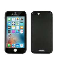 Remax Telefon tok, iPhone 6 Plus / 6S Plus műanyag, elő+hátlapi, 360 fokos védelem, fekete, Remax Journey
