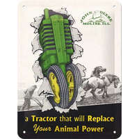 Animal John Deere – Tractor and Animal Power - Fémtábla