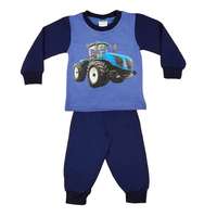  Fiú Pizsama - Traktor #kék - 86-os méret