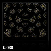 3D matrica - TJ030 (virág-fekete/arany)