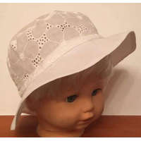  Minimanó nyári kalap (52) - fehér