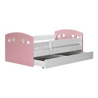 Kocot Kids Kocot Kids Julia Ifjúsági ágy ágyneműtartóval és matraccal #rózsaszín - Többféle méretben