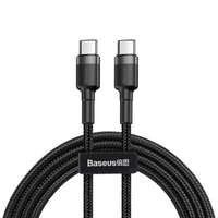 Baseus Baseus Cafule USB-C - USB-C kábel 60W 1m #fekete-szürke