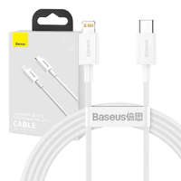 Baseus USB-C kábel a Lightning Baseus Superior sorozathoz, 20 W, PD, 1,5 m (fehér)
