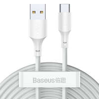 Baseus Baseus Simple Wisdom USB-C kábel PD 40W 5A 1,5m (TZCATZJ-02) #fehér