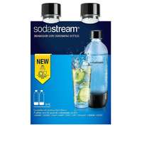 SodaStream SodaStream PET Duo Pack 1 l fekete-átlátszó palack szénsavas italhoz (2 db)