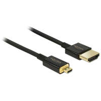 Delock DeLOCK HDMI-A/HDMI Micro-D, 4.5 m HDMI kábel 4,5 M HDMI A-típus (Standard) HDMI D-típus (Micro) F...