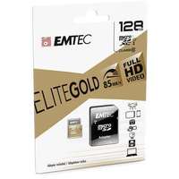 Emtec EMTEC "Elite Gold" 128GB UHS-I/U1 85/20 MB/s microSDXC Memóriakártya adapterrel