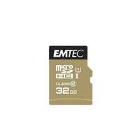 Emtec EMTEC "Elite Gold" 32GB UHS-I/U 1 85/20 MB/s microSDHC Memóriakártya adapterrel