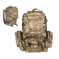  48,5L-es strapabíró, terepmintás katonai hátizsák sok zsebbel (BB-8923)