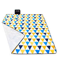 Springos Springos Piknik takaró, háromszög mintás, 200x200 cm-es piknik pléd