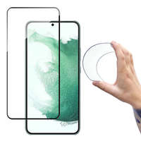 Wozinsky Wozinsky Teljes képernyős Flexi Nano üvegfilm edzett üveg egy tok Samsung Galaxy S22 átlátszó