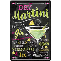  RETRO Dry Martini - Cocktail - RETRO Fémtábla