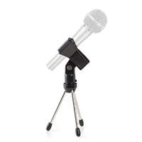 Nedis Mikrofon állvány | Láb Alap | ABS / Alumínium | Fekete