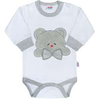 New Baby New Baby Luxus baba hosszú ujjú body New Baby Honey Bear 3D 1-3 hó (62 cm)