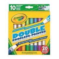 Crayola CRAYOLA Crayola 10 darabos kétvégű, színes filckészlet