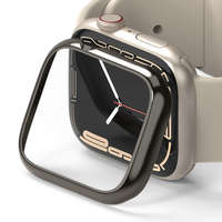 Ringke Ringke Bezel stílusos acél védőborítás Apple Watch 7 41 mm-es fényes grafit (AW7-41-11) tok