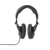 Nedis Over-Ear vezetékes fejhallgató | Kábel hossz: 2.50 m | Hangerő szabályozás | Fekete