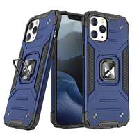 Wozinsky Wozinsky Ring Armor tok kitámasztható Tough ütésálló tok iPhone 13 Pro Blue