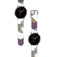 Hurtel Strap Moro Csereszíj Samsung Galaxy Watch 46mm csereszíj camo fekete (9) tok
