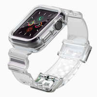 Hurtel Strap Light Set csereszíj Apple Watch 6 44mm / Watch 5 44mm / Watch 4 44mm / Watch SE 44mm fekete