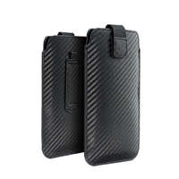 Samsung Forcell Pocket Carbon tok - Méret 11 - Iphone 12/12 Pro Samsung Note / Note 2 / Note 3 / XCOVER 5...