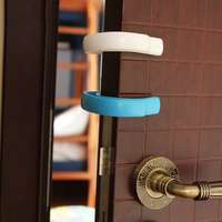  Biztonsági gyerekzár bejárati ajtóra, szoba ajtóra, ajtóhatároló és ajtóütköző (kék)