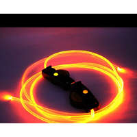  Világító cipőfűző, LED cipőfűző 1 pár Narancssárga