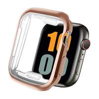 Apple Szilikon keret (ütésálló) ROZÉARANY Apple Watch Series 7 45mm
