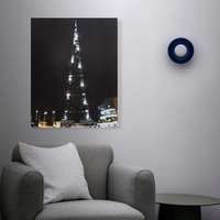  LED-es fali hangulatkép – “Burj Khalifa” – 2 x AA, 38 x 48 cm (GL- 58018J)