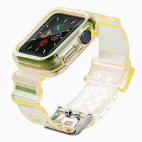 Hurtel Strap Light Set csereszíj Apple Watch 6 40mm / Watch 5 40mm / Watch 4 40mm / Watch SE 40mm sárga