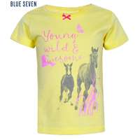 Blue Seven Blue Seven póló lovas pillangós sárga 18-24 hó (92 cm)