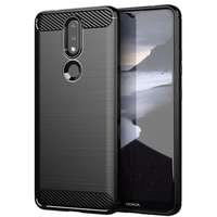 Hurtel Carbon tok Flexible tok TPU tok Nokia 2.4 fekete