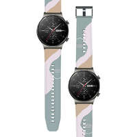 Hurtel Strap Moro Csereszíj Huawei Watch GT2 Pro csereszíj Camo fekete (1) tok