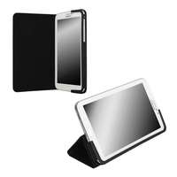 Samsung KRUSELL MALMÖ bőr hatású tok (FLIP, asztali tartó funkció) FEKETE Samsung Galaxy Tab4 7.0 3G (SM-...