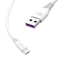 Dudao Dudao USB / micro USB töltő adatkábel FASST 5A 1m fehér (L2M 1m fehér)