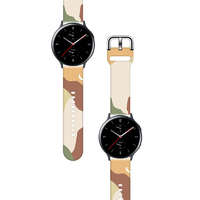 Hurtel Strap Moro okosóra csereszíj Samsung Galaxy Watch 46mm csuklópánt karkötő Camo fekete (16) tok