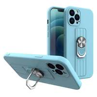 Hurtel Ring tok szilikon tok iPhone 11 Pro világít kék