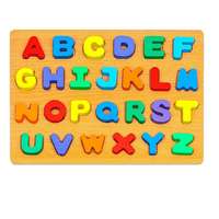  Színes készségfejlesztő puzzle az angol ABC betűivel (BB-7471)
