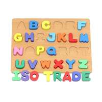  Színes készségfejlesztő puzzle az angol ABC betűivel (BB7471)