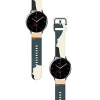 Hurtel Strap Moro okosóra csereszíj Samsung Galaxy Watch 46mm csereszíj Camo fekete (13) tok