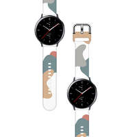 Hurtel Strap Moro Csereszíj Samsung Galaxy Watch 46mm csereszíj camo fekete (2) tok