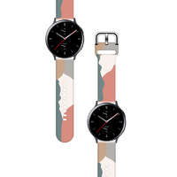 Hurtel Strap Moro okosóra csereszíj Samsung Galaxy Watch 46mm csereszíj Camo fekete (15) tok
