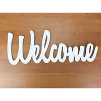 Nincs Fa - "Welcome" felirat fehér 35cm