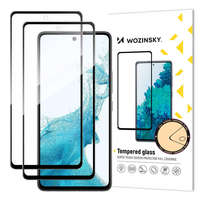 Wozinsky Samsung Galaxy A33 5G Wozinsky Full Glue Super Tough - 2db-os teljes kijelzős üvegfólia, Fekete k...